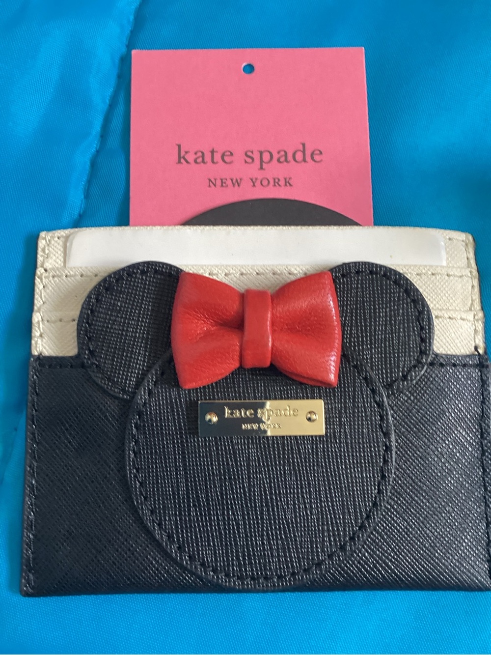 kate spade Black & Disney Card Holder